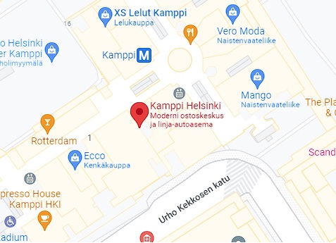 Paikkamme sijainti